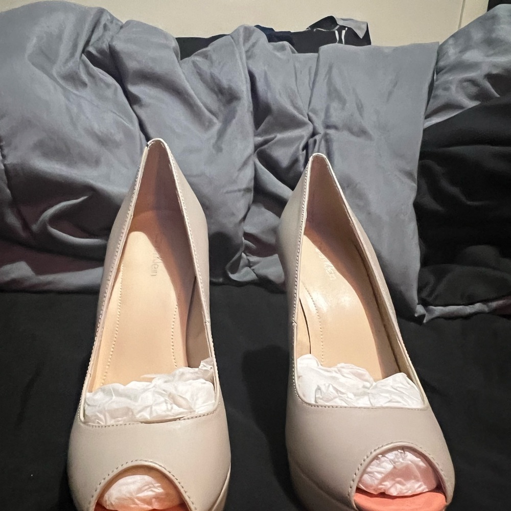 Pink blash heels